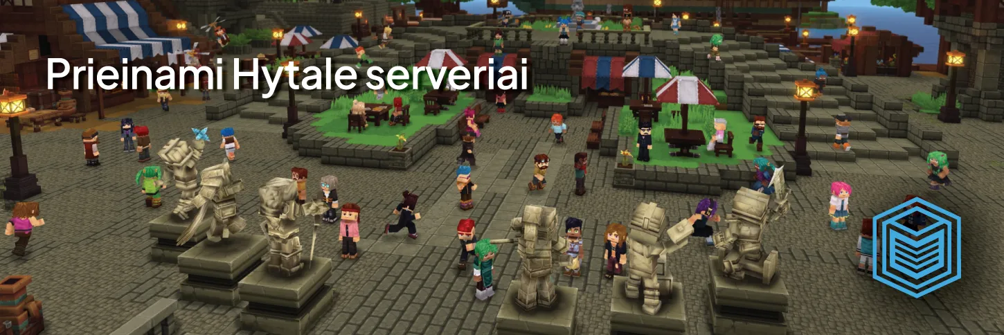 Iliustracija 1: Išleista Hytale ankstyvojo leidimo versija